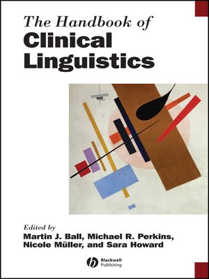 cover image of The Handbook of Clinical Linguistics